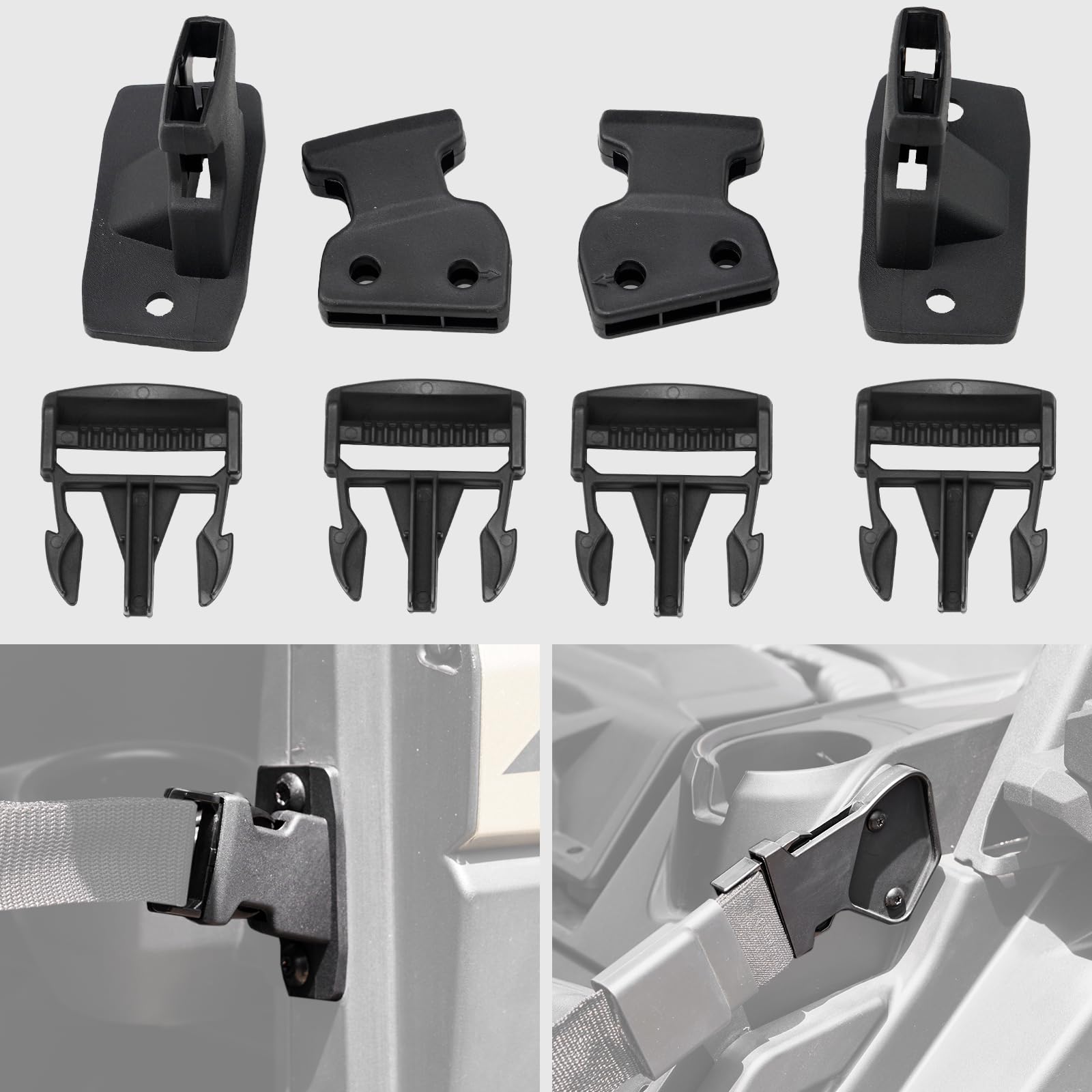 Amazon.com: A & UTV PRO Door Net Female Buckles & Male Buckle